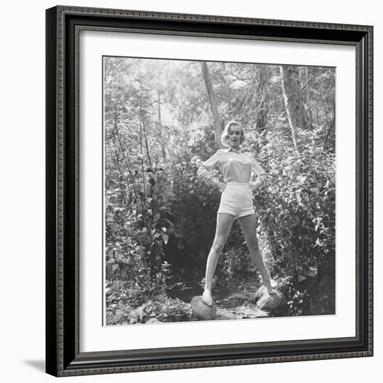 Marilyn Monroe-Ed Clark-Framed Premium Photographic Print