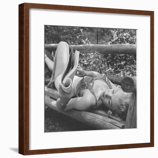 Marilyn Monroe-Ed Clark-Framed Premium Photographic Print