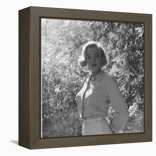 Marilyn Monroe-Ed Clark-Framed Premier Image Canvas