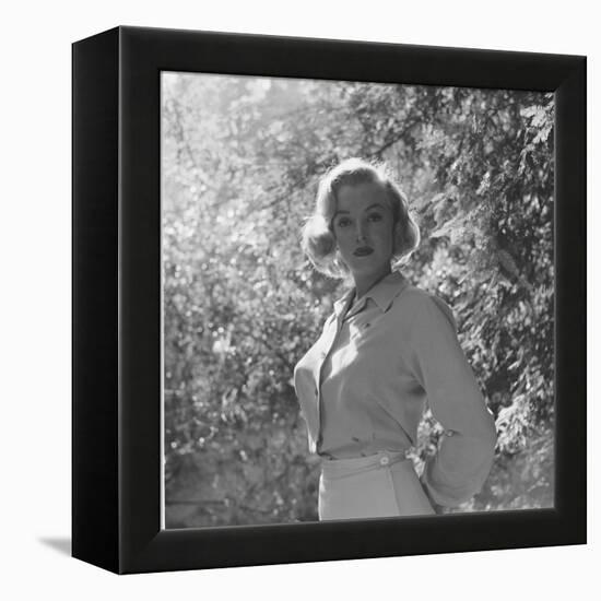 Marilyn Monroe-Ed Clark-Framed Premier Image Canvas