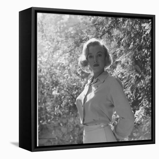 Marilyn Monroe-Ed Clark-Framed Premier Image Canvas