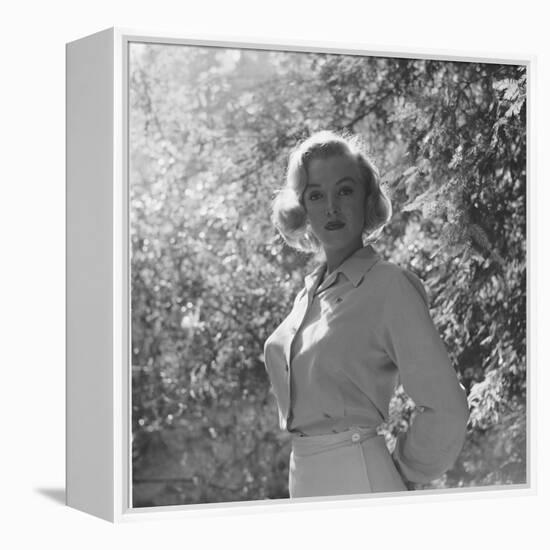 Marilyn Monroe-Ed Clark-Framed Premier Image Canvas