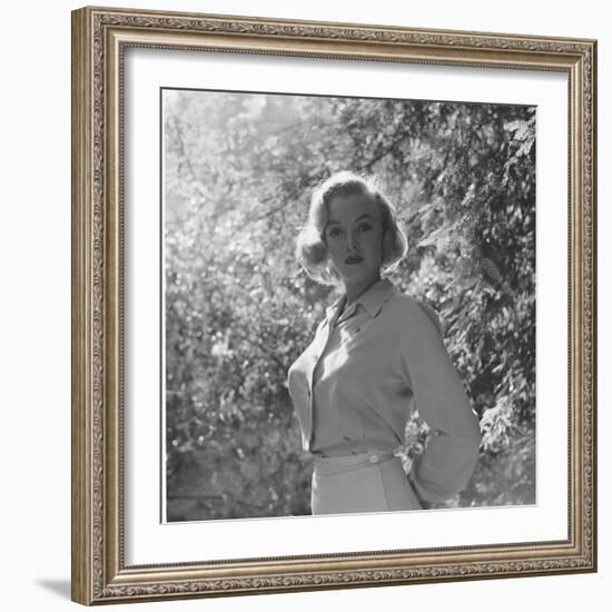 Marilyn Monroe-Ed Clark-Framed Premium Photographic Print