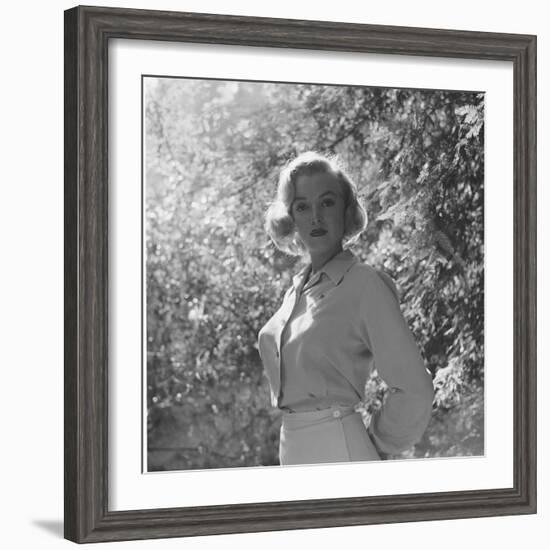 Marilyn Monroe-Ed Clark-Framed Premium Photographic Print