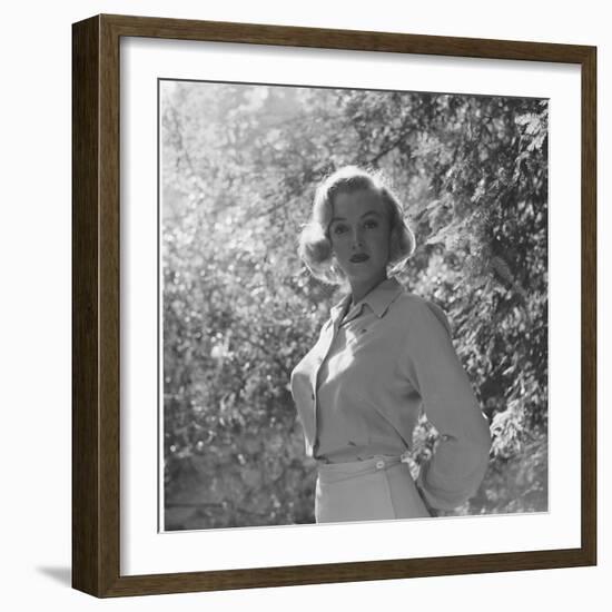 Marilyn Monroe-Ed Clark-Framed Premium Photographic Print