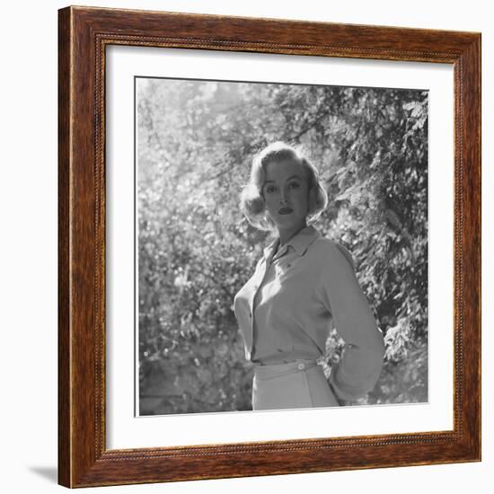 Marilyn Monroe-Ed Clark-Framed Premium Photographic Print