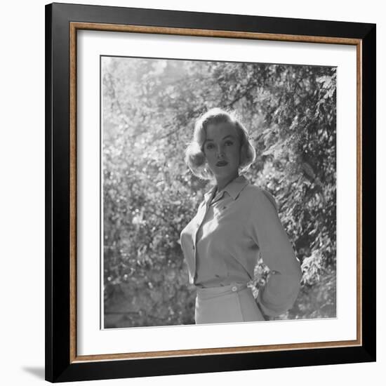 Marilyn Monroe-Ed Clark-Framed Premium Photographic Print