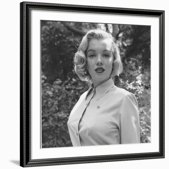 Marilyn Monroe-Ed Clark-Framed Premium Photographic Print