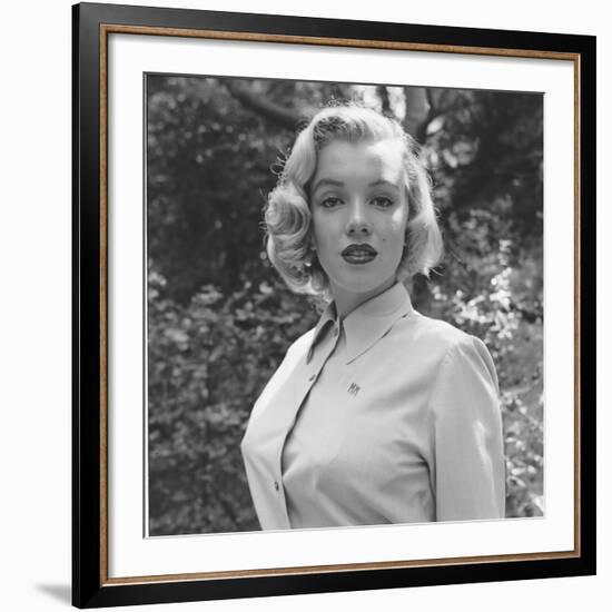 Marilyn Monroe-Ed Clark-Framed Premium Photographic Print