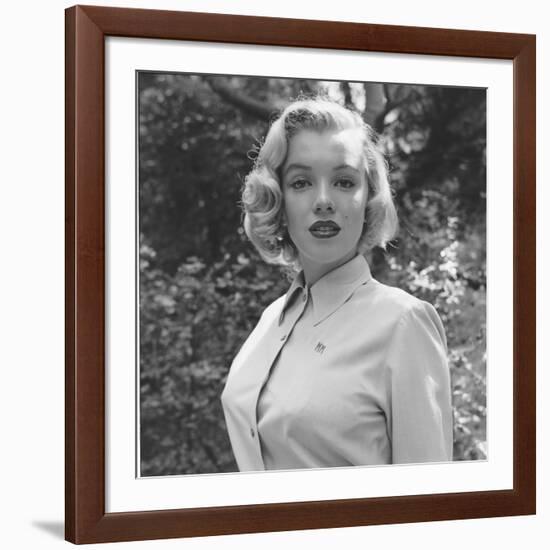 Marilyn Monroe-Ed Clark-Framed Premium Photographic Print