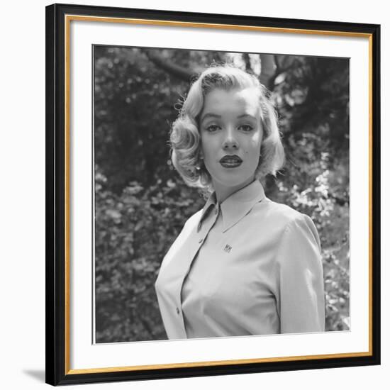 Marilyn Monroe-Ed Clark-Framed Premium Photographic Print