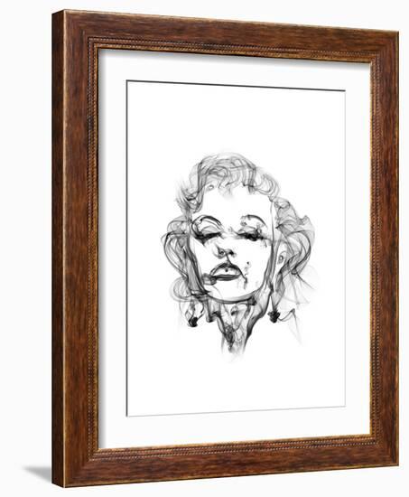 Marilyn Monroe-Octavian Mielu-Framed Art Print