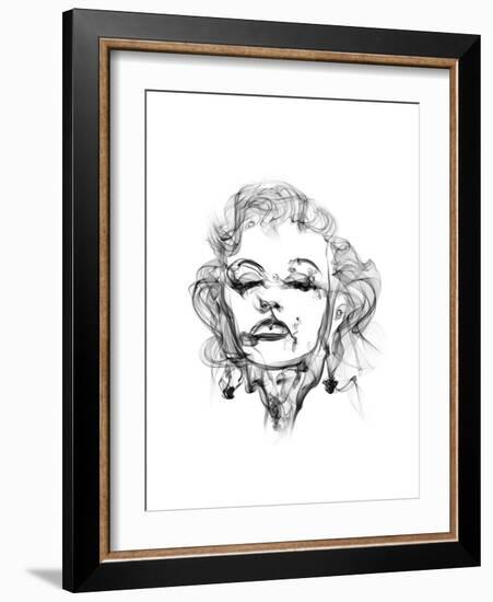 Marilyn Monroe-Octavian Mielu-Framed Art Print