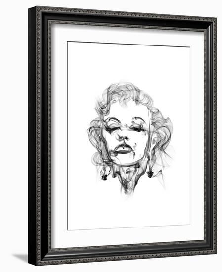 Marilyn Monroe-Octavian Mielu-Framed Art Print