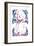 Marilyn Monroe-Cristian Mielu-Framed Art Print