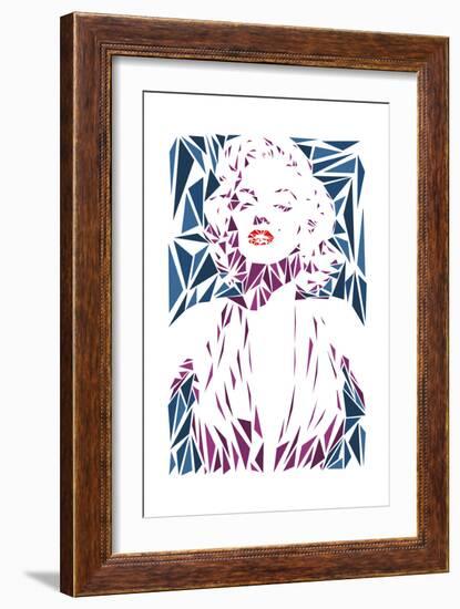 Marilyn Monroe-Cristian Mielu-Framed Art Print