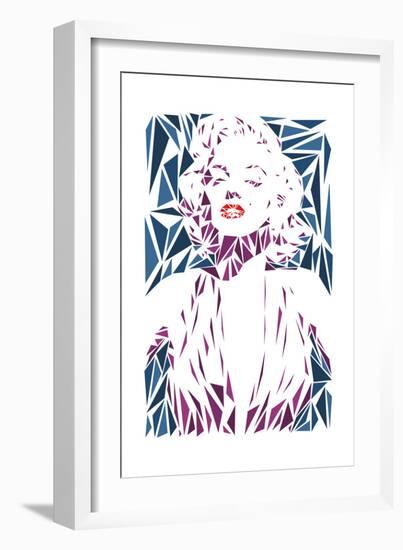 Marilyn Monroe-Cristian Mielu-Framed Art Print