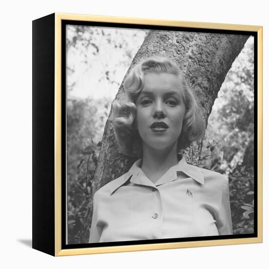 Marilyn Monroe-Ed Clark-Framed Premier Image Canvas