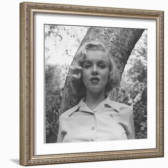 Marilyn Monroe-Ed Clark-Framed Photographic Print