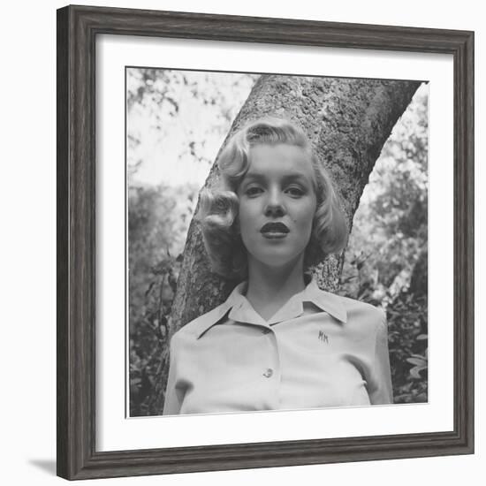 Marilyn Monroe-Ed Clark-Framed Photographic Print