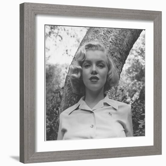 Marilyn Monroe-Ed Clark-Framed Photographic Print