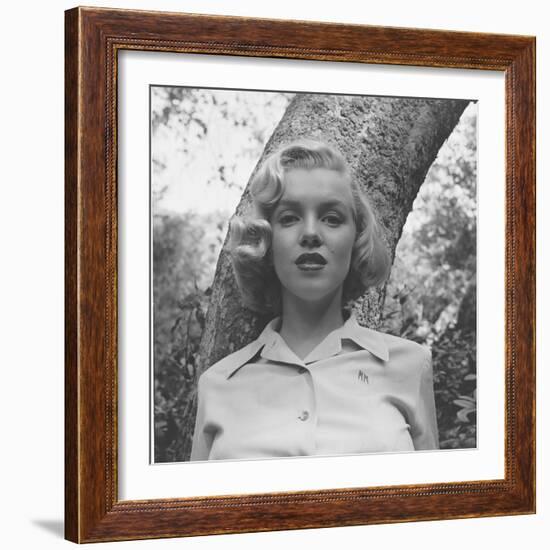 Marilyn Monroe-Ed Clark-Framed Photographic Print