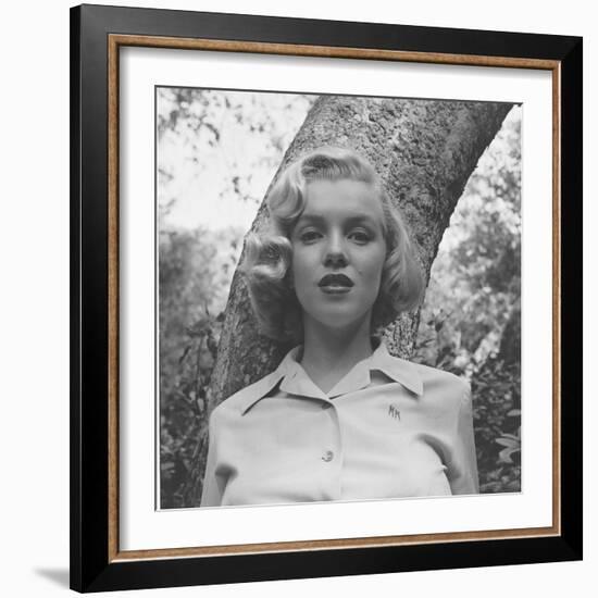 Marilyn Monroe-Ed Clark-Framed Photographic Print