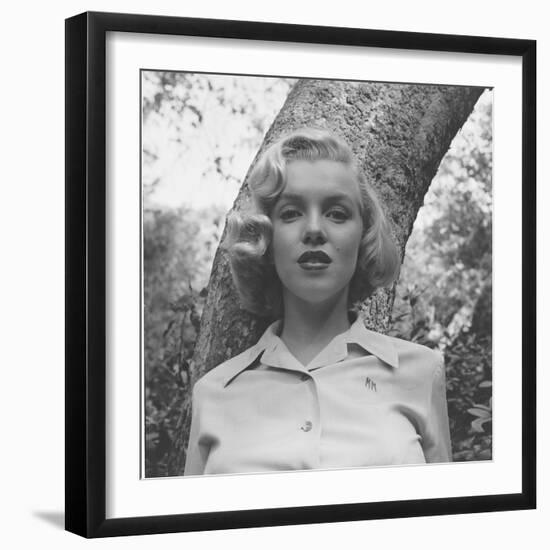 Marilyn Monroe-Ed Clark-Framed Photographic Print