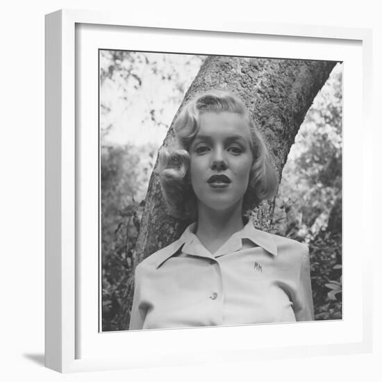 Marilyn Monroe-Ed Clark-Framed Photographic Print