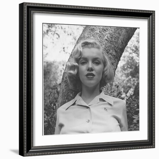 Marilyn Monroe-Ed Clark-Framed Photographic Print