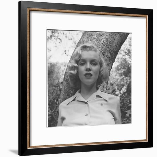 Marilyn Monroe-Ed Clark-Framed Premium Photographic Print