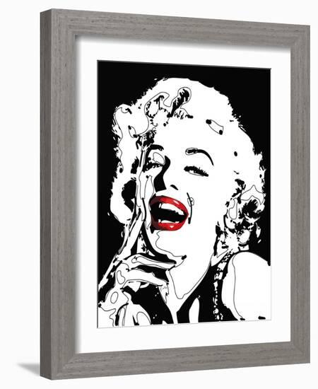 Marilyn Monroe-Rabi Khan-Framed Art Print