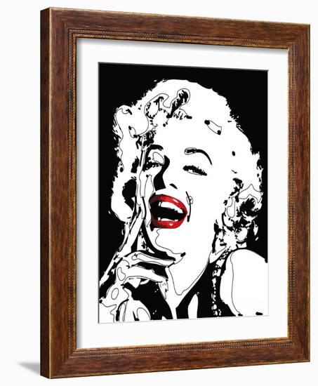 Marilyn Monroe-Rabi Khan-Framed Art Print