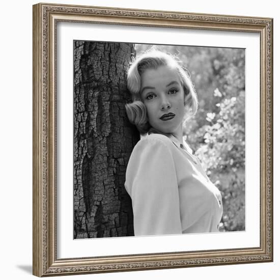 Marilyn Monroe-Ed Clark-Framed Photographic Print