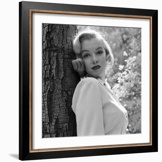 Marilyn Monroe-Ed Clark-Framed Photographic Print