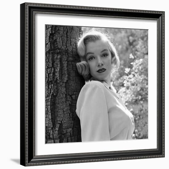 Marilyn Monroe-Ed Clark-Framed Photographic Print