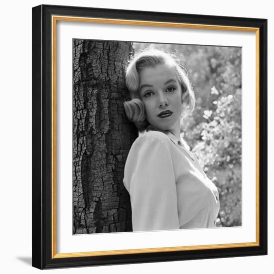 Marilyn Monroe-Ed Clark-Framed Photographic Print