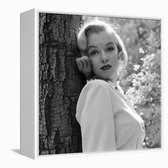 Marilyn Monroe-Ed Clark-Framed Premier Image Canvas