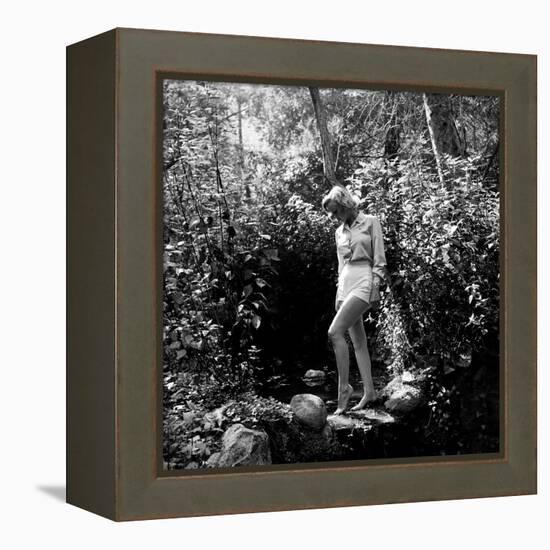 Marilyn Monroe-Ed Clark-Framed Premier Image Canvas