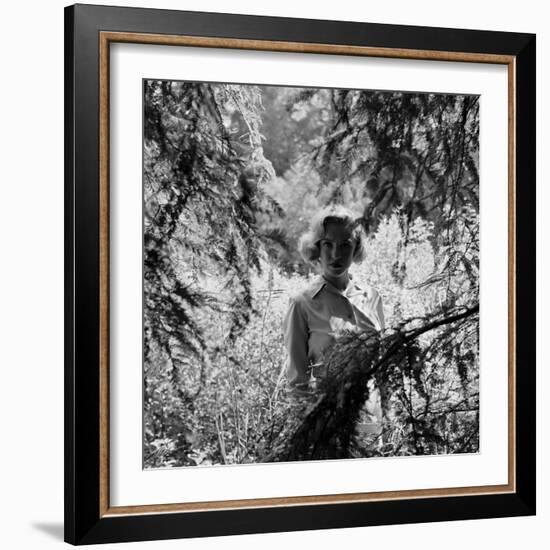 Marilyn Monroe-Ed Clark-Framed Photographic Print