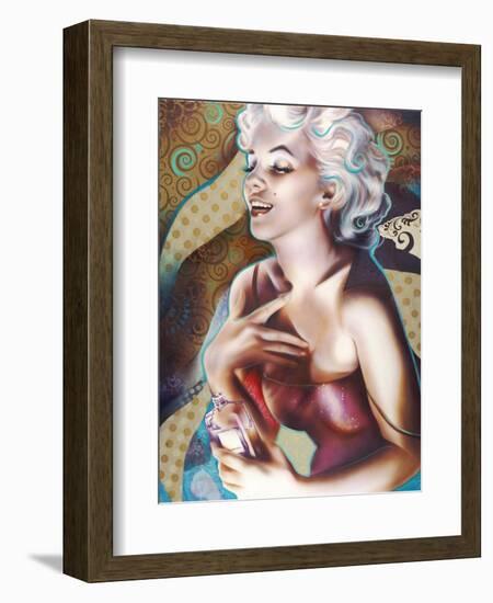 Marilyn: Perfume-Shen-Framed Art Print