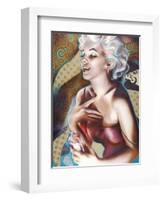 Marilyn: Perfume-Shen-Framed Art Print