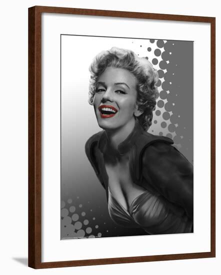 Marilyn Red Dots-Consani Chris-Framed Art Print