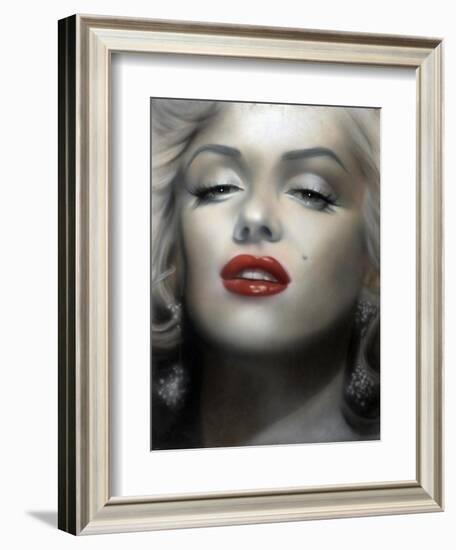 Marilyn: Red Lips-Shen-Framed Art Print