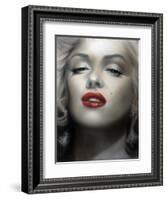 Marilyn: Red Lips-Shen-Framed Art Print