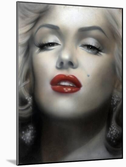 Marilyn: Red Lips-Shen-Mounted Art Print