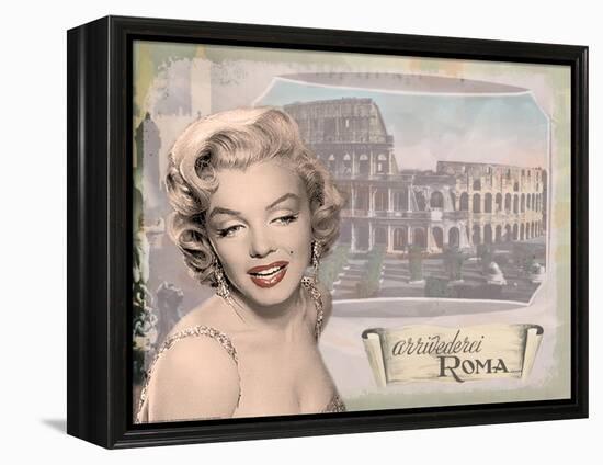 Marilyn Roma-Chris Consani-Framed Stretched Canvas