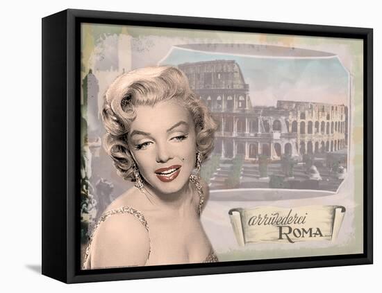 Marilyn Roma-Chris Consani-Framed Stretched Canvas