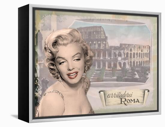 Marilyn Roma-Chris Consani-Framed Stretched Canvas