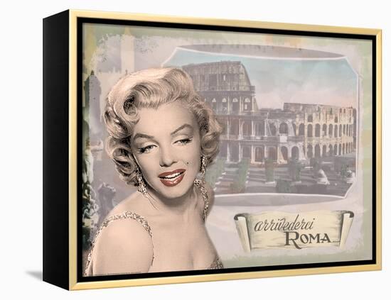 Marilyn Roma-Chris Consani-Framed Stretched Canvas